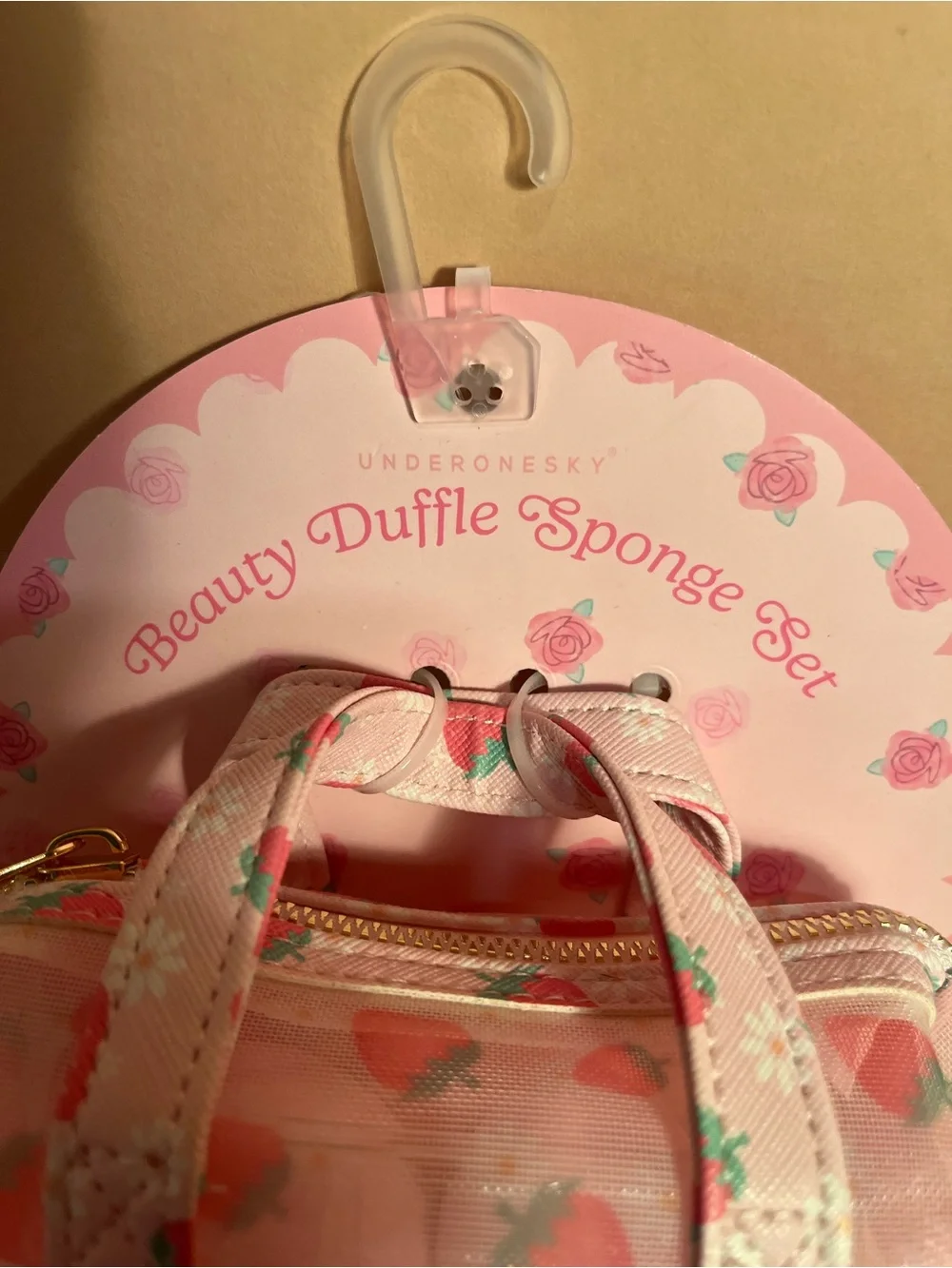 Cute Beauty case mini bag with make-up blenders 🎀🎀 NWT
